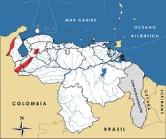 Mapa de distribución de Aburria aburri