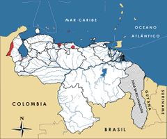 Mapa de distribución de Ara militaris
