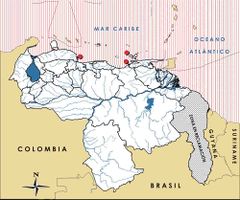 Mapa de distribución de Balaenoptera borealis