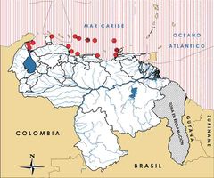 Mapa de distribución de Eretmochelys imbricata