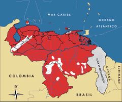 Mapa de distribución de Leopardus pardalis