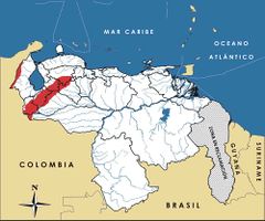 Mapa de distribución de Tremarctos ornatus